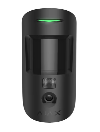 მოძრაობის დეტექტორი კამერით Ajax MotionCam (8EU) ASP Black