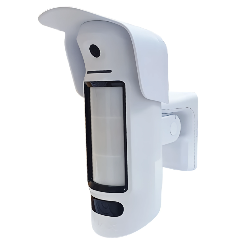 გარე გამოყენების მოძრაობის დეტექტორი (უკაბელო,კამერით ) Ajax MotionCam Outdoor HighMount (PhOD) Jeweller (8EU) ASP white,motion sensor with camera