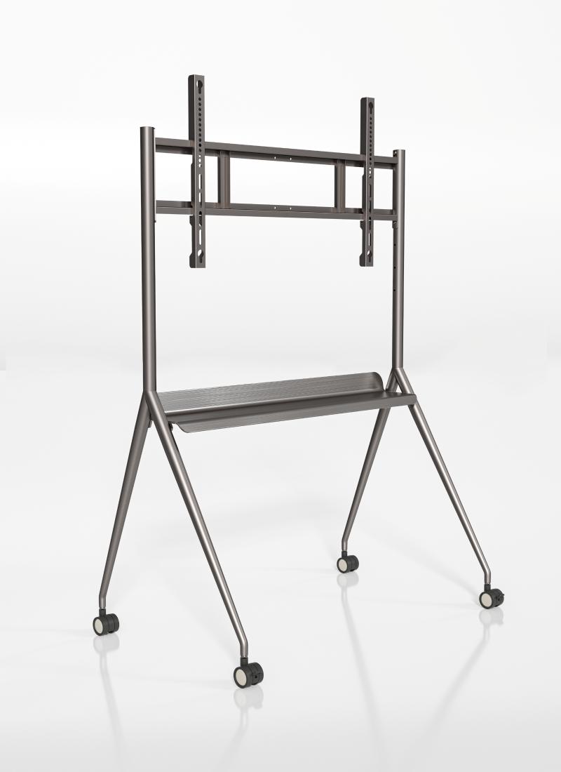 ინტერაქტიული მონიტორის იატაკზე სადგამი სტენდი DS-D5ABKY2-S 55-65-75",მონიტორებისთვის)