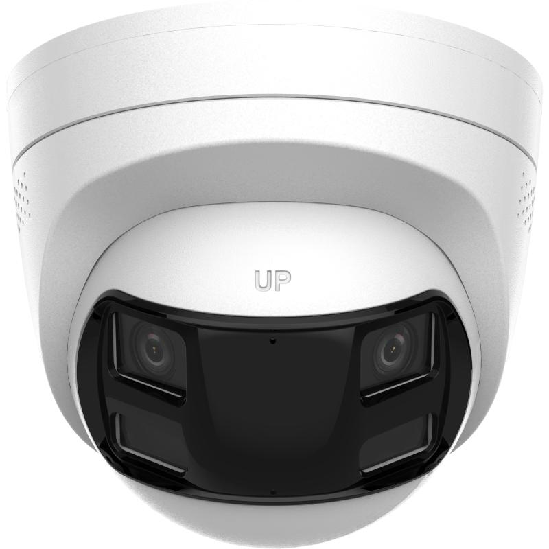 კამერა IP, Hikvision,DS-2CD1363G2P-LIUF/SL(2.8mm) 6 MP Dual Lens Stitched Wide Angle Smart Hybrid Light Fixed Turret