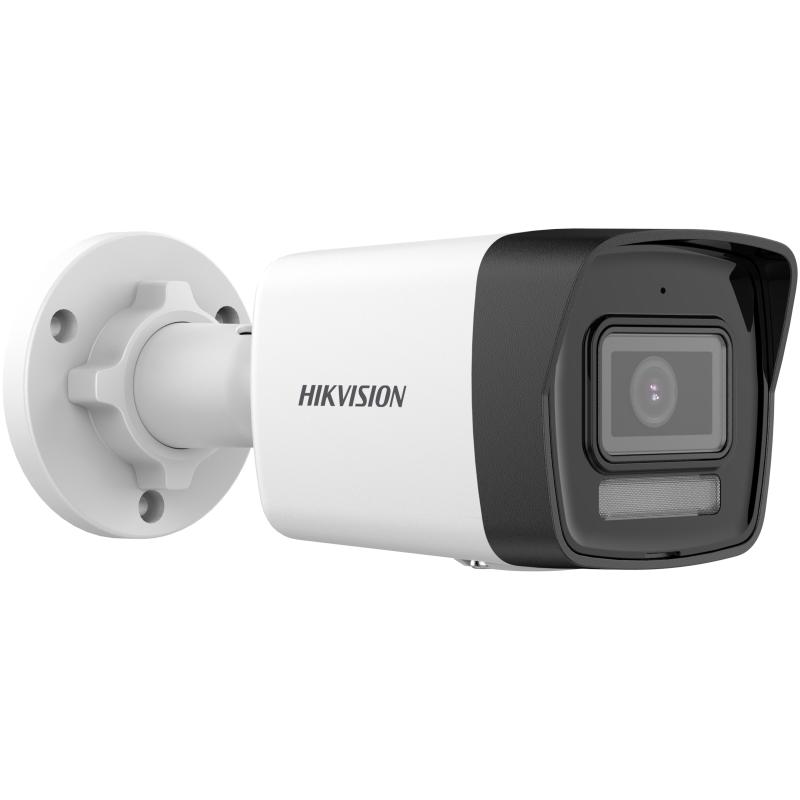 კამერა IP, Hikvision,DS-2CD1083G2-LIU(2.8mm), IP,8mp,Hybrid Light Fixed Bullet,IR30m,Mic,