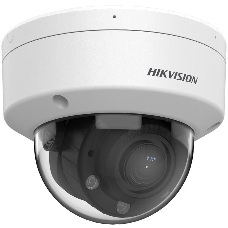 კამერა IP Hikvision,DS-2CD1723G2-LIZU(2.8-12mm),2mp,Dome,Vf,IR30m,Dual Light MD 2.0,Smart Hybrid Light,MicroSD,Mic,IP67,IK08