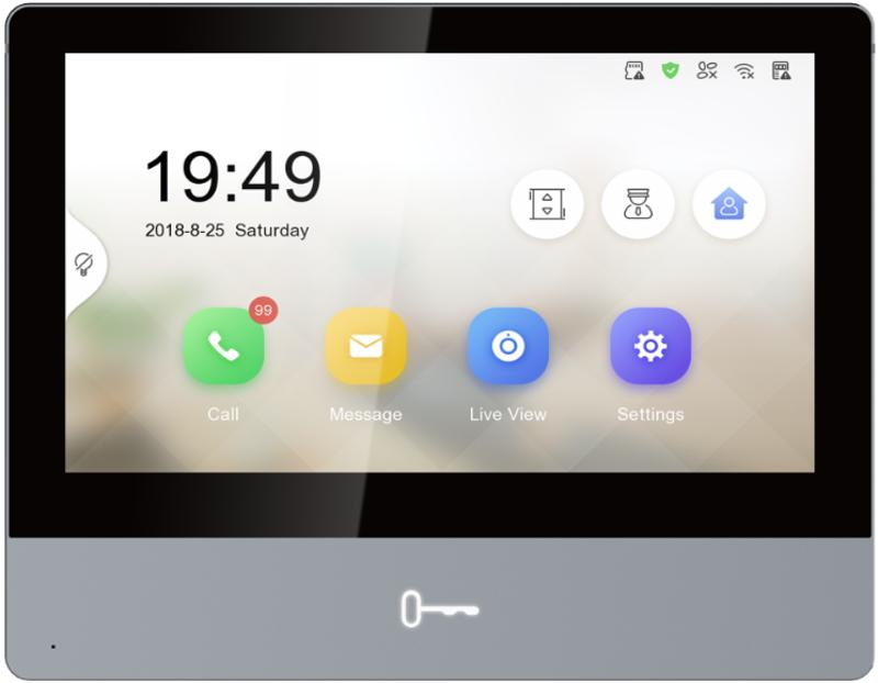 დომოფონი 7" Touch-Screen ეკრანით DS-KH8350-WTE1
