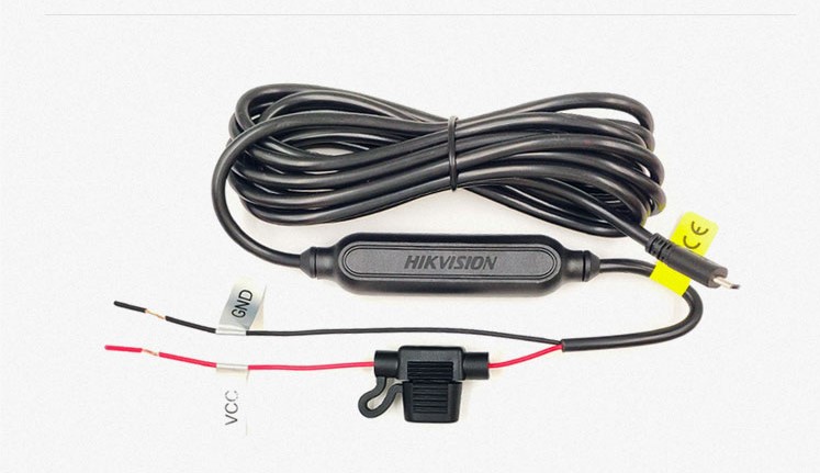 კვების ბლოკის კაბელი საავტომობილო რეგისტრატორისთვის AE-DF7351, საავტომობილო სისტემებისთვის