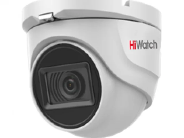 კამერა,Hiwatch, DS-T203A(B)(2.8mm),HDTVI,2mp,Turret,Fix,IR20m,Mic,