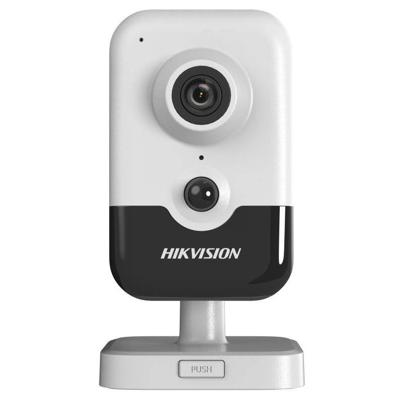 კამერა,IP,Hikvision,DS-2CD2421G0-IW,2.8mm,2mp,Cube,IR10m,TwoWayAudio,WiFi,SDcard,